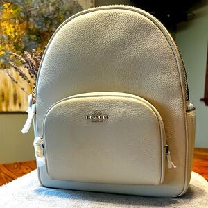NWT Coach pebble leather court backpack
